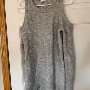Michael Kors Gray Sleeveless Sweater